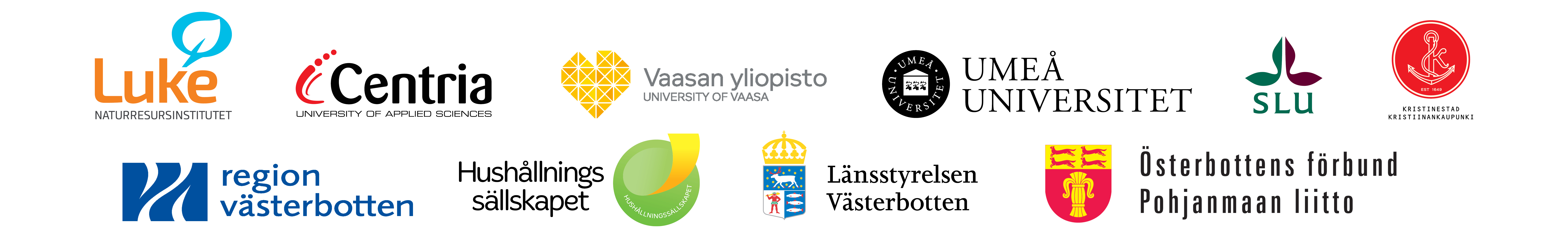 Logotypes projekt partners