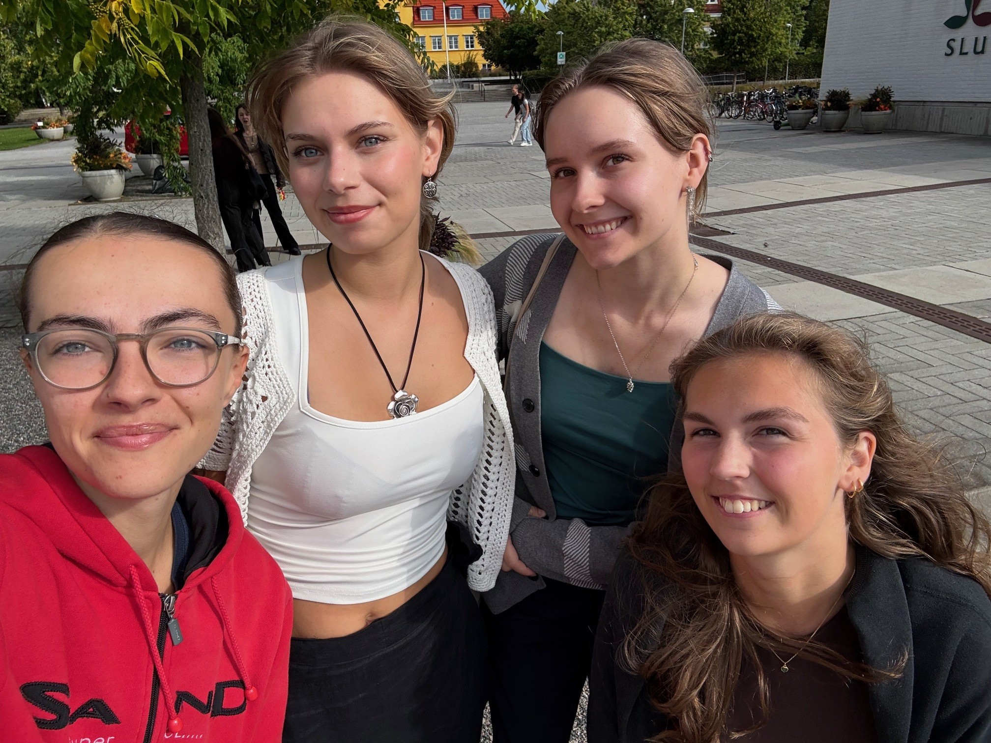 Fyra studenter