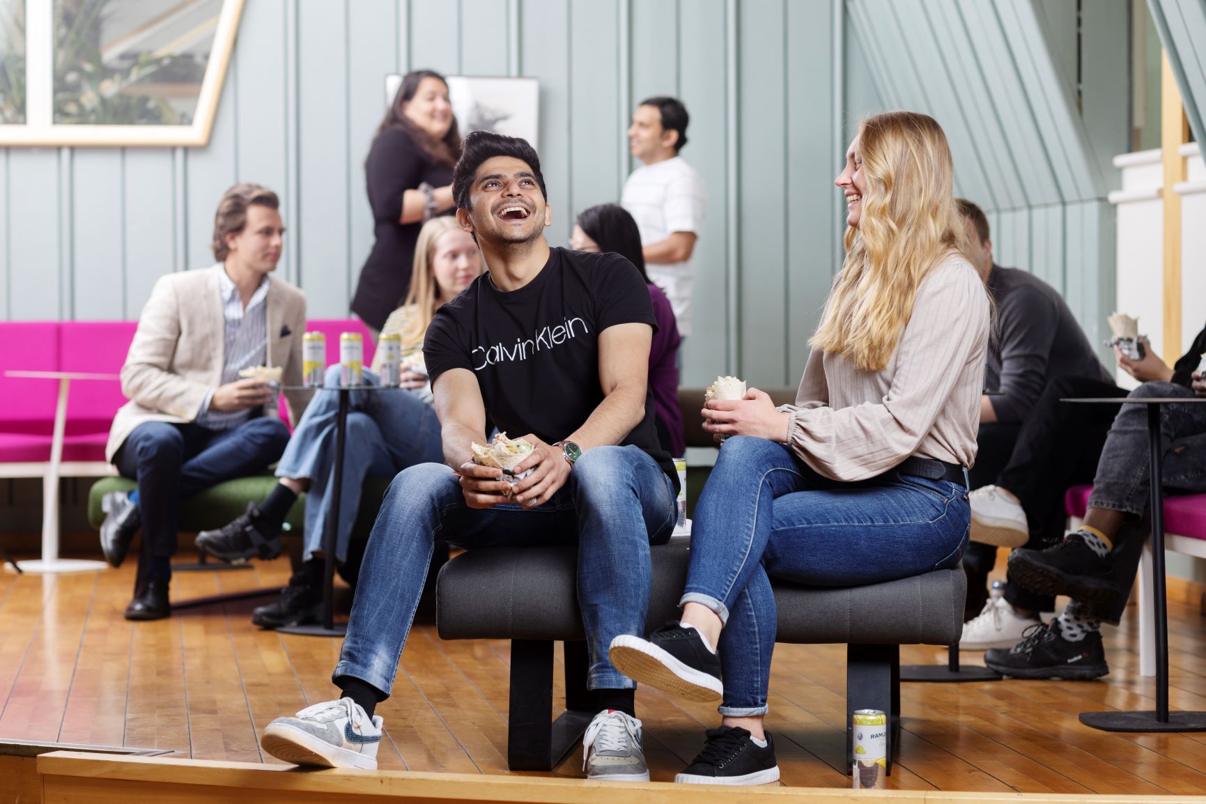 Students at Campus Umeå