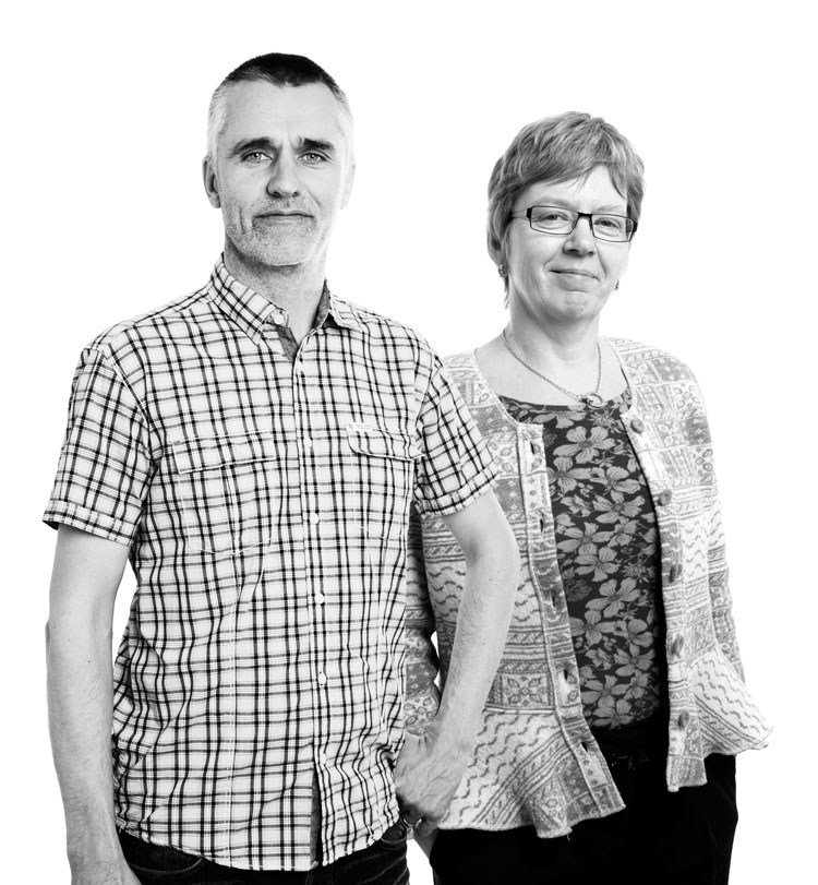 Jens Fölster (left), coordinator, SLU. Karin Blombäck (right), Deputy Coordinator, SLU