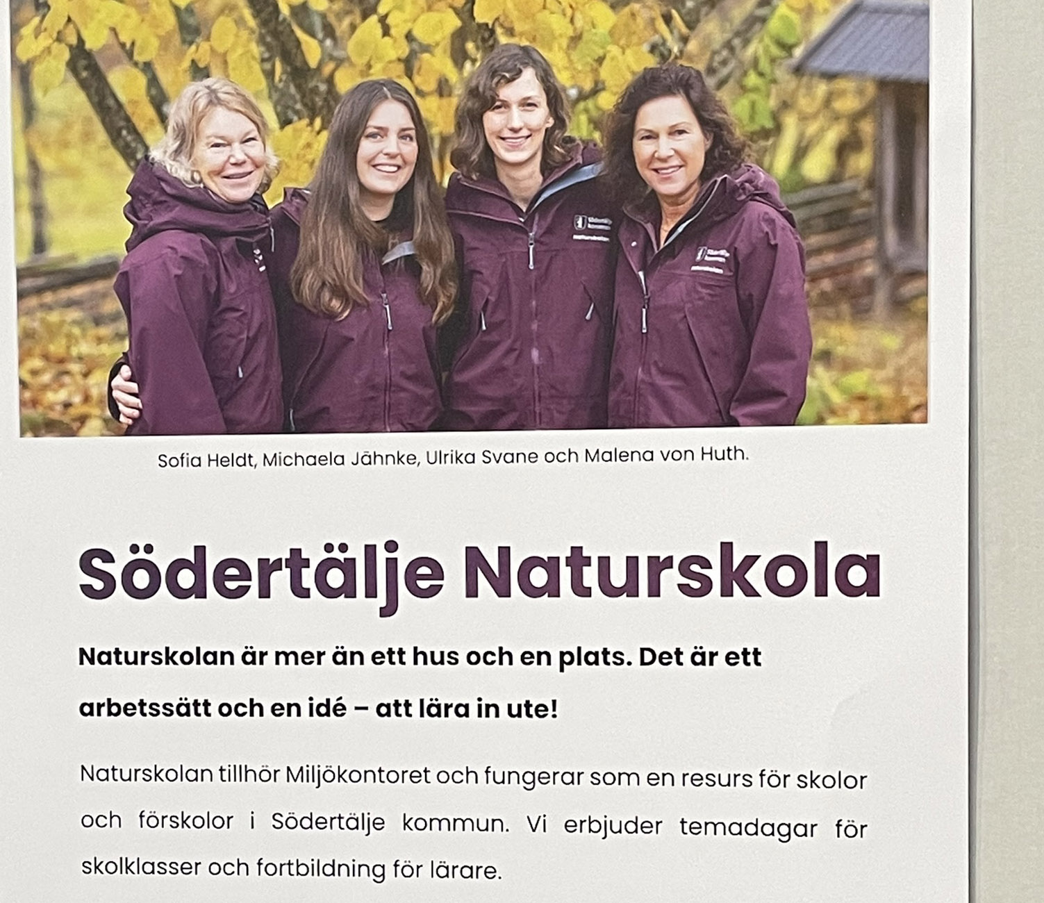 Information om Södertälje naturskola