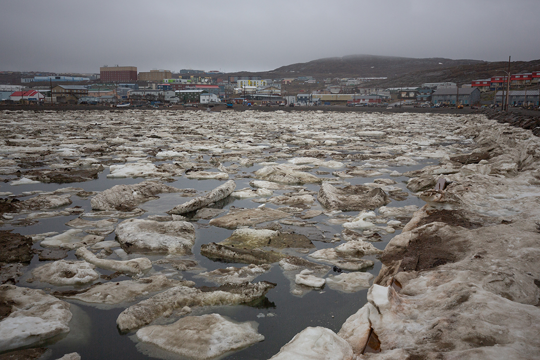 Ice in bay