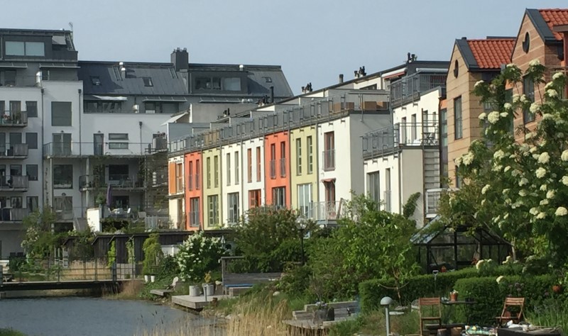 Townhouses in Västra hamnen, Malmö