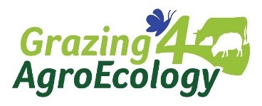 Logotyp med texten Grazing 4 AgroEcology.