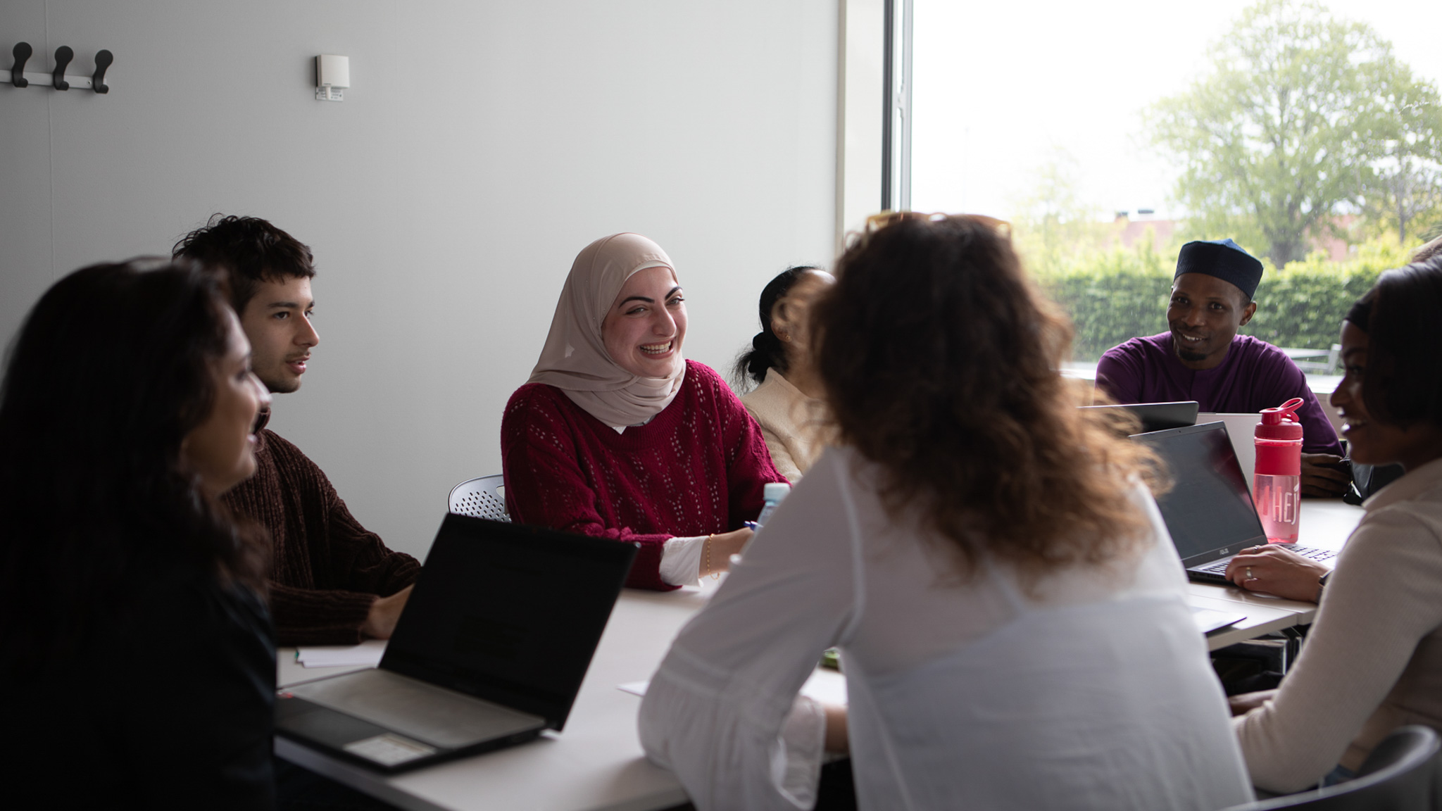 Students at Campus Uppsala